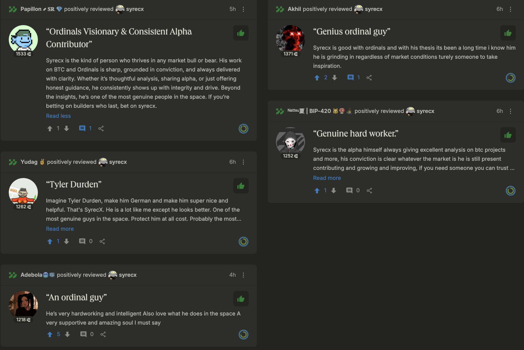 Ethos Reviews Screenshot